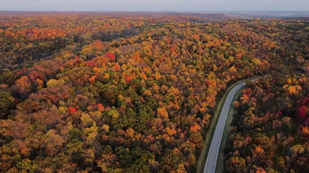 galena IL fall road
